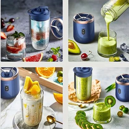 Portable 6-Blade Blender Bottle